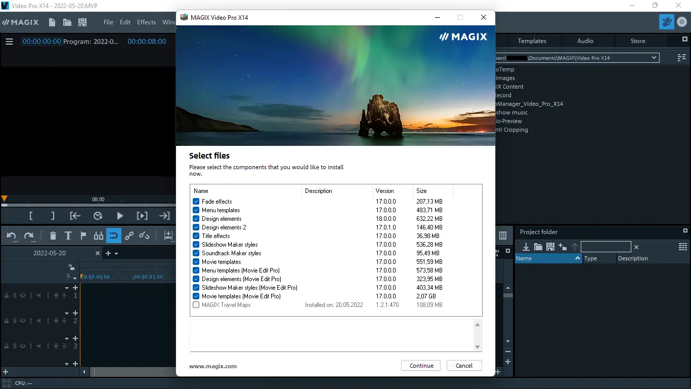 Программный интерфейс MAGIX Video Pro X14 20.0.1.159 (x64) [Multi]