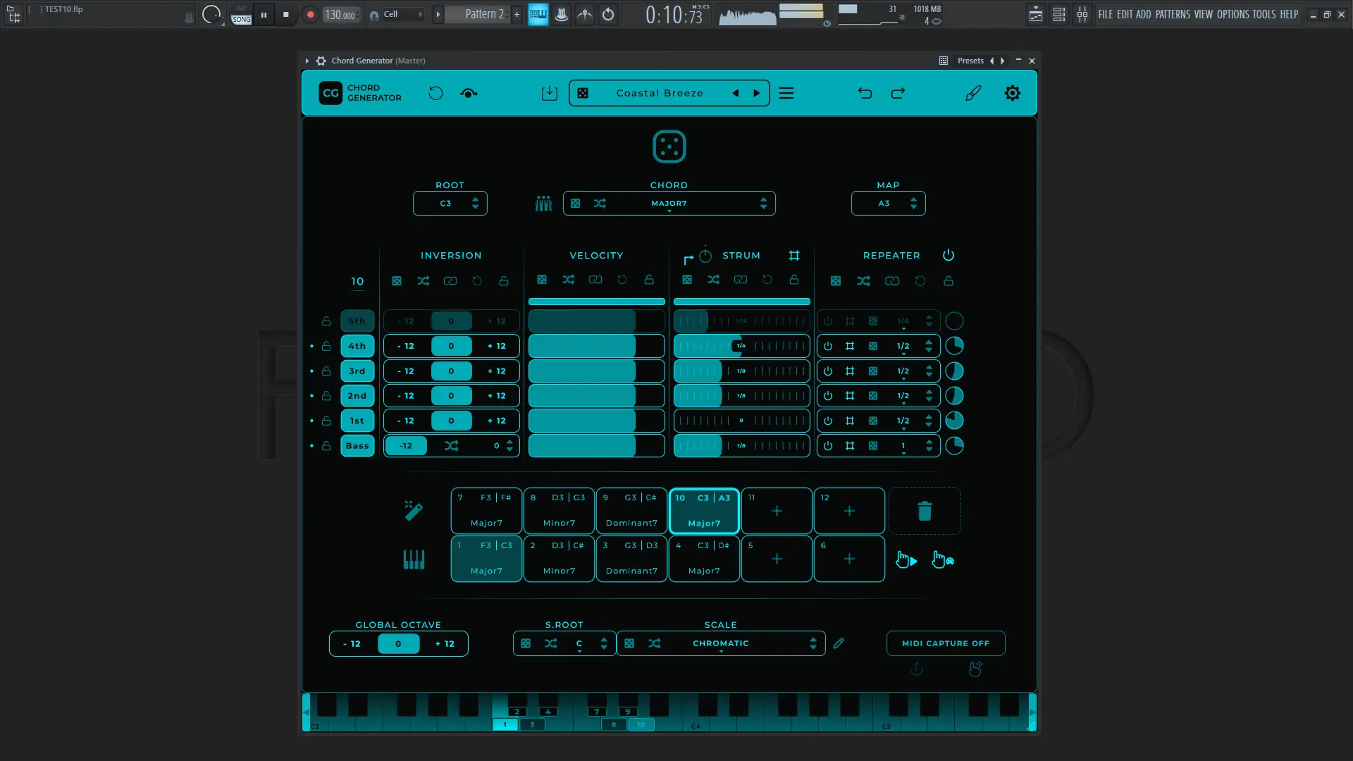 Программный интерфейс Mario Nieto - Chord Generator 1.0.0 Standalone, VSTi 3 (x64) [En]