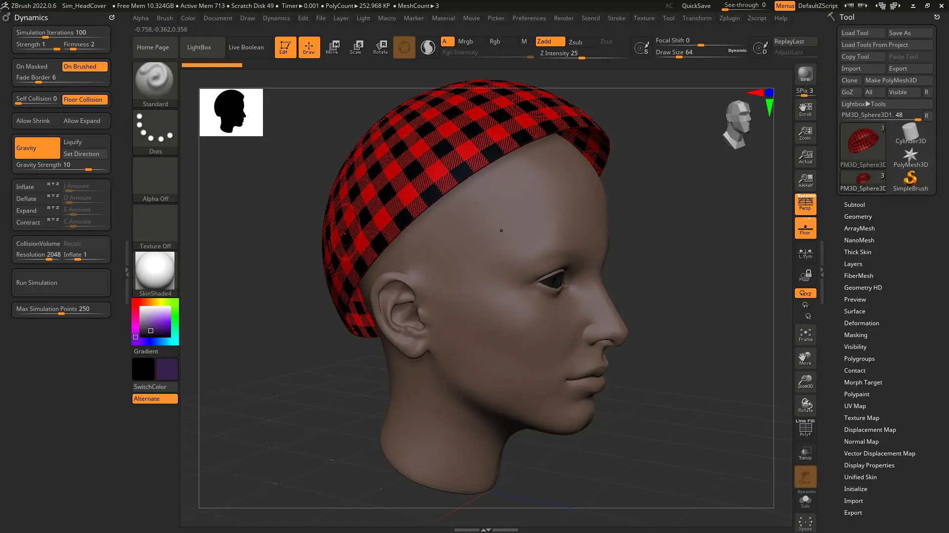 Программный интерфейс Maxon ZBrush 2022.0.6 (x64) RePack by OctaneS [Multi]