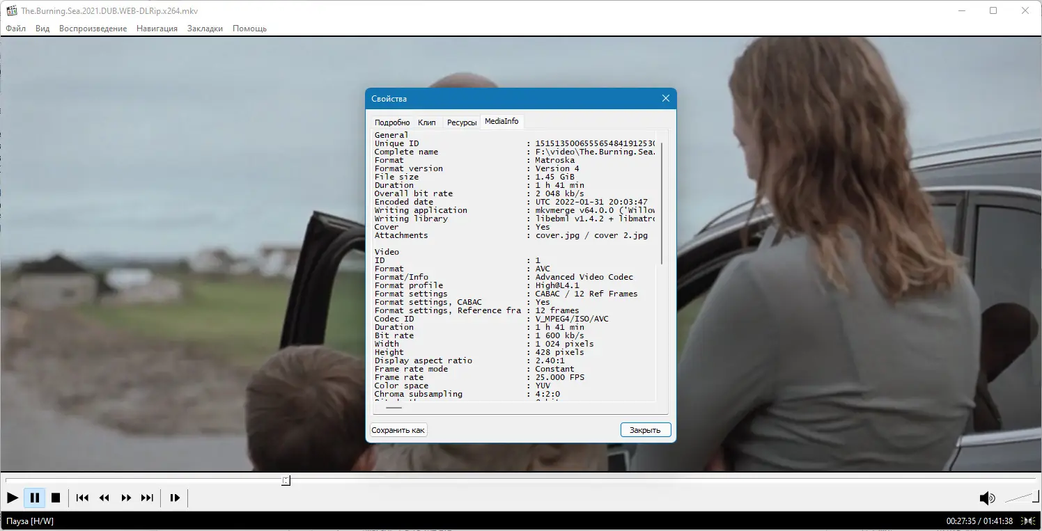 Программный интерфейс Media Player Classic Home Cinema MPC-HC 1.9.22 [Unofficial] (2022) РС + Portable