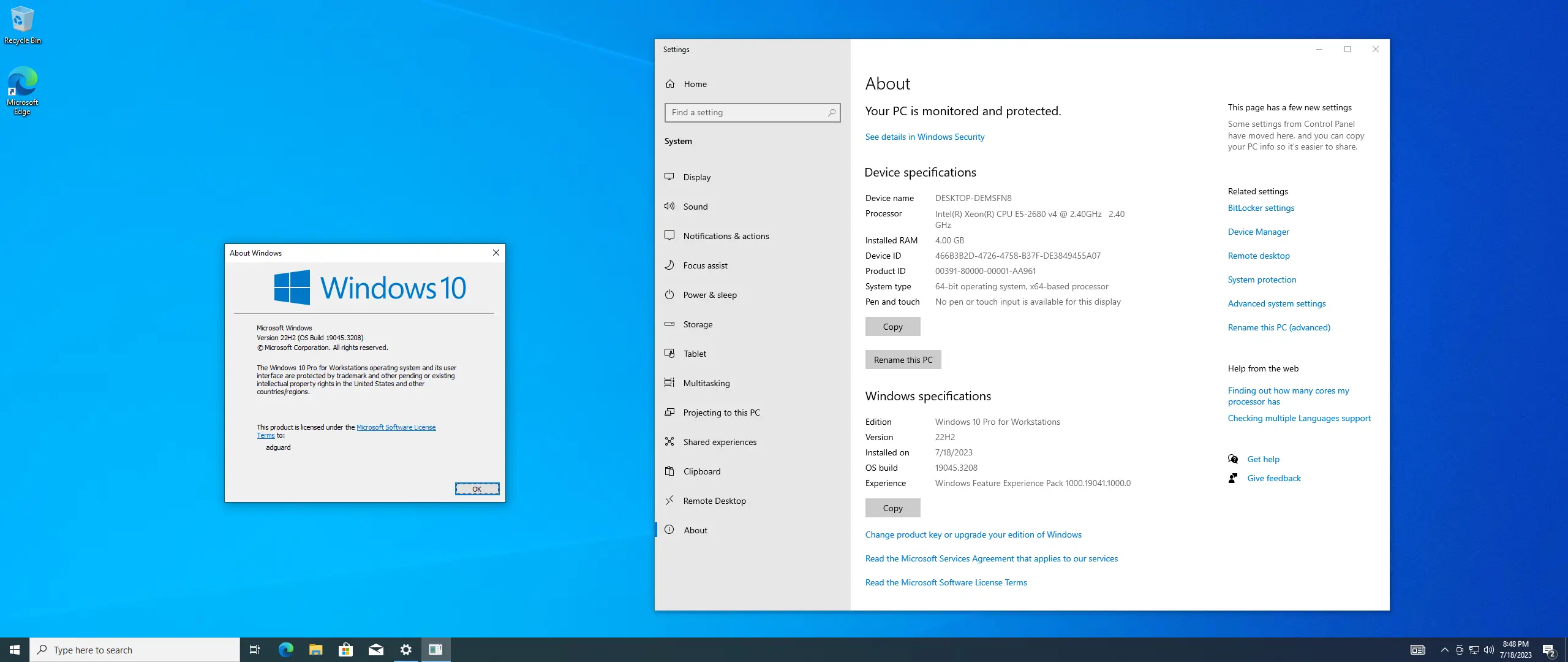 Программный интерфейс Microsoft Windows 10.0.19045.3208, Version 22H2 (Updated July 2023) - Оригинальные образы от Microsoft MSDN [En]