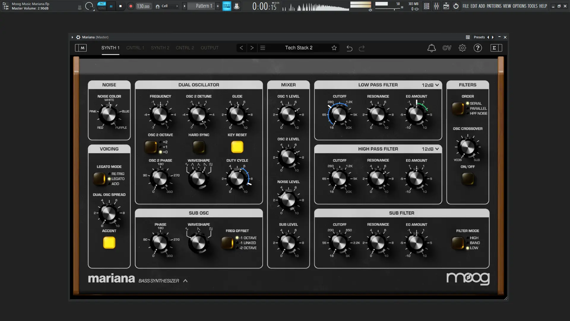 Программный интерфейс Moog Music - Mariana 1.2.0 Standalone, VSTi 3, AAX (x64) RePack by TCD [En]