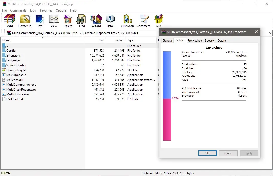 Программный интерфейс Multi Commander Full Edition 14.4 Build 3047 + Portable [Multi Ru]