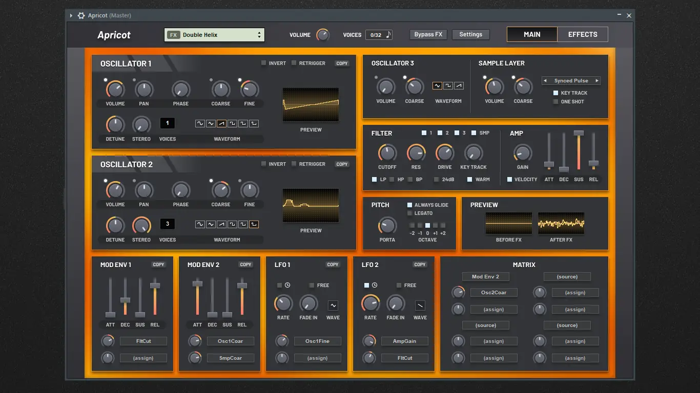 Программный интерфейс nakst - Apricot Hybrid Synth 1.1.0 (FL Studio Native) [En]