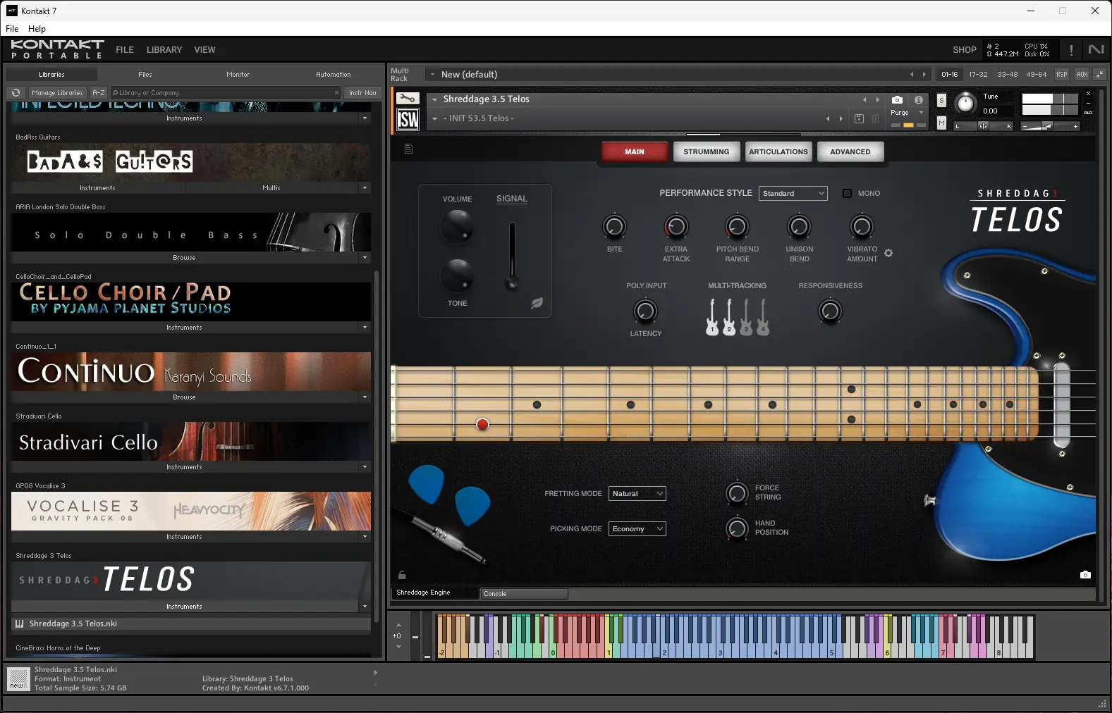 Программный интерфейс Native Instruments - Kontakt 7.8.1 STANDALONE, VSTi, VSTi 3, AAX (x64) Portable by vkDanilov [Ru En]
