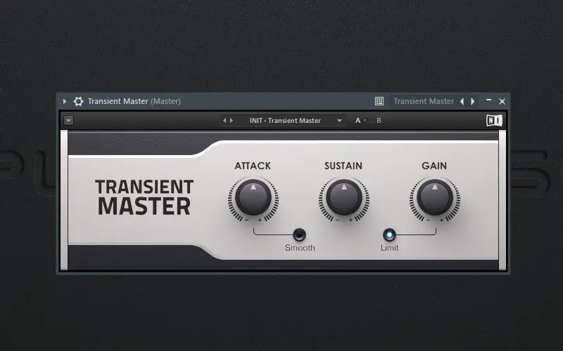 Программный интерфейс Native Instruments - Transient Master 1.4.2 VST, VST3, AAX [En]
