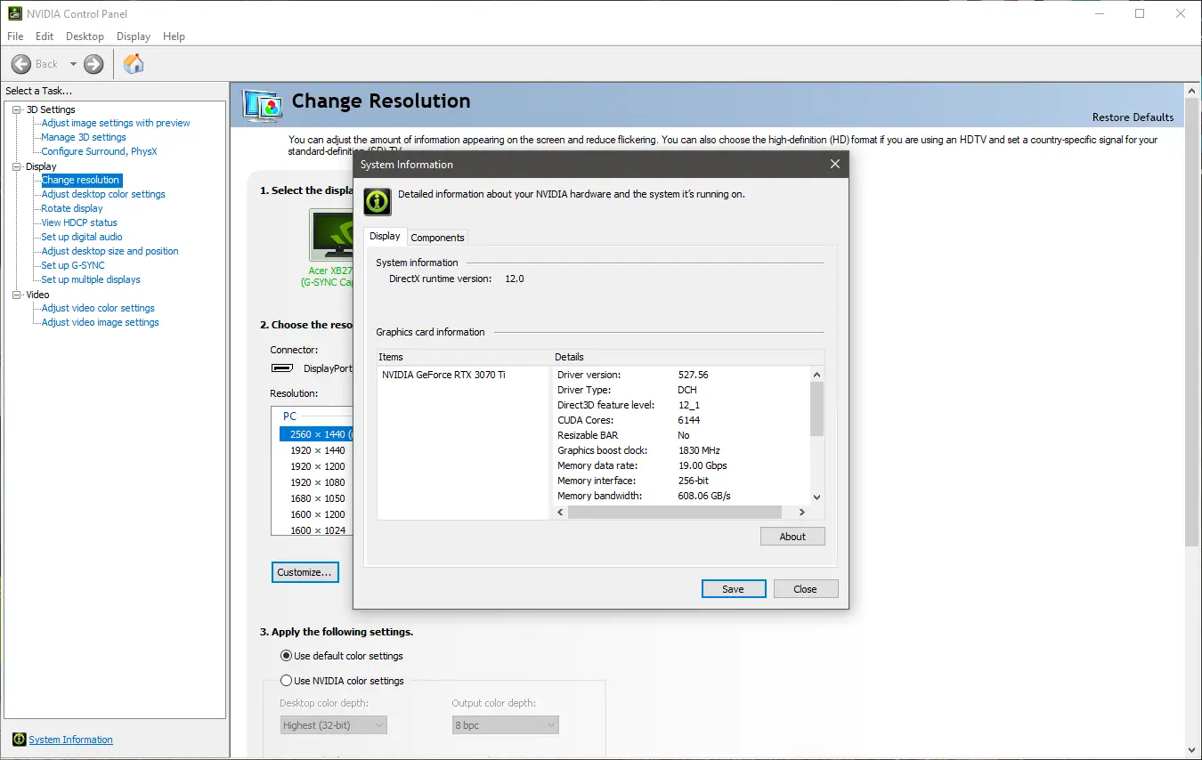 Программный интерфейс NVIDIA GeForce Desktop Game Ready 527.56 WHQL + DCH [Multi Ru]