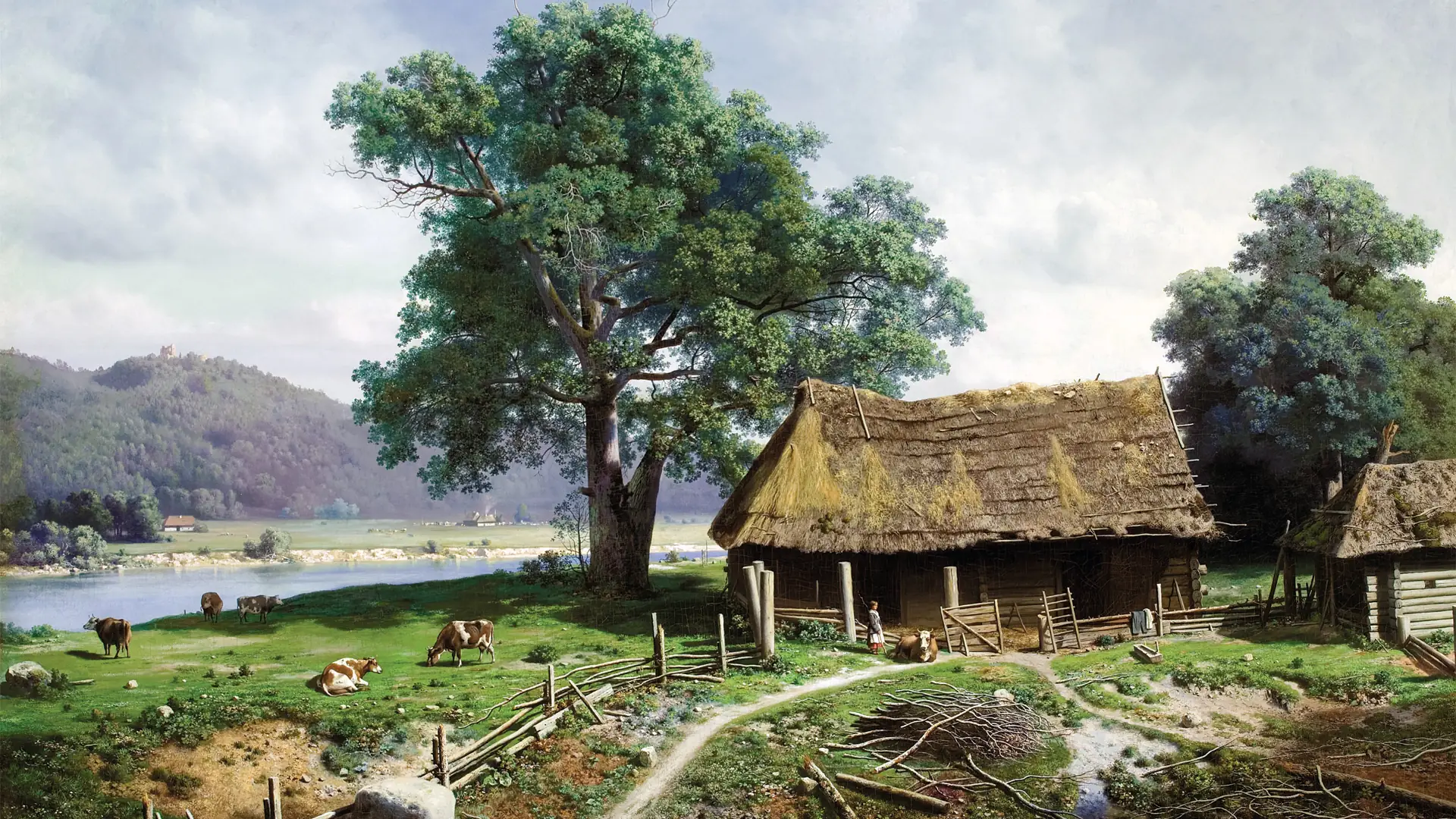 Программный интерфейс Обои для рабочего стола - Пейзажи русских художников [1920x1080] [120 шт.] (2017) JPG