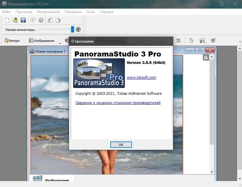 Программный интерфейс PanoramaStudio Pro 3.5.5 (2021) PC RePack & Portable by TryRooM