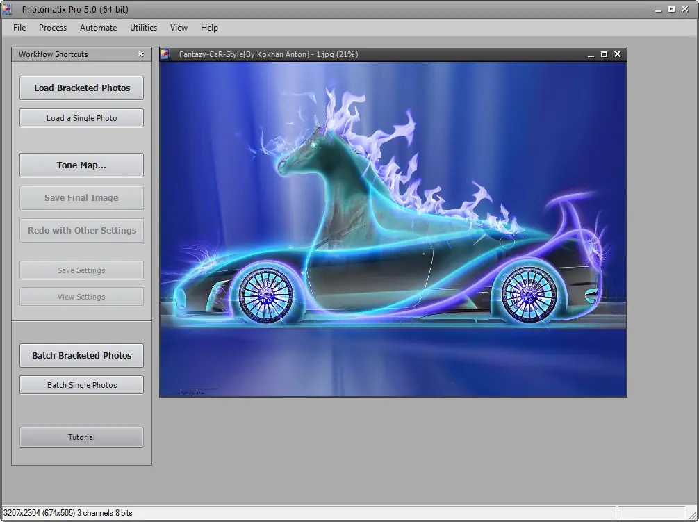 Программный интерфейс Photomatix Pro 5.0.3 Portable by DrillSTurneR [En]