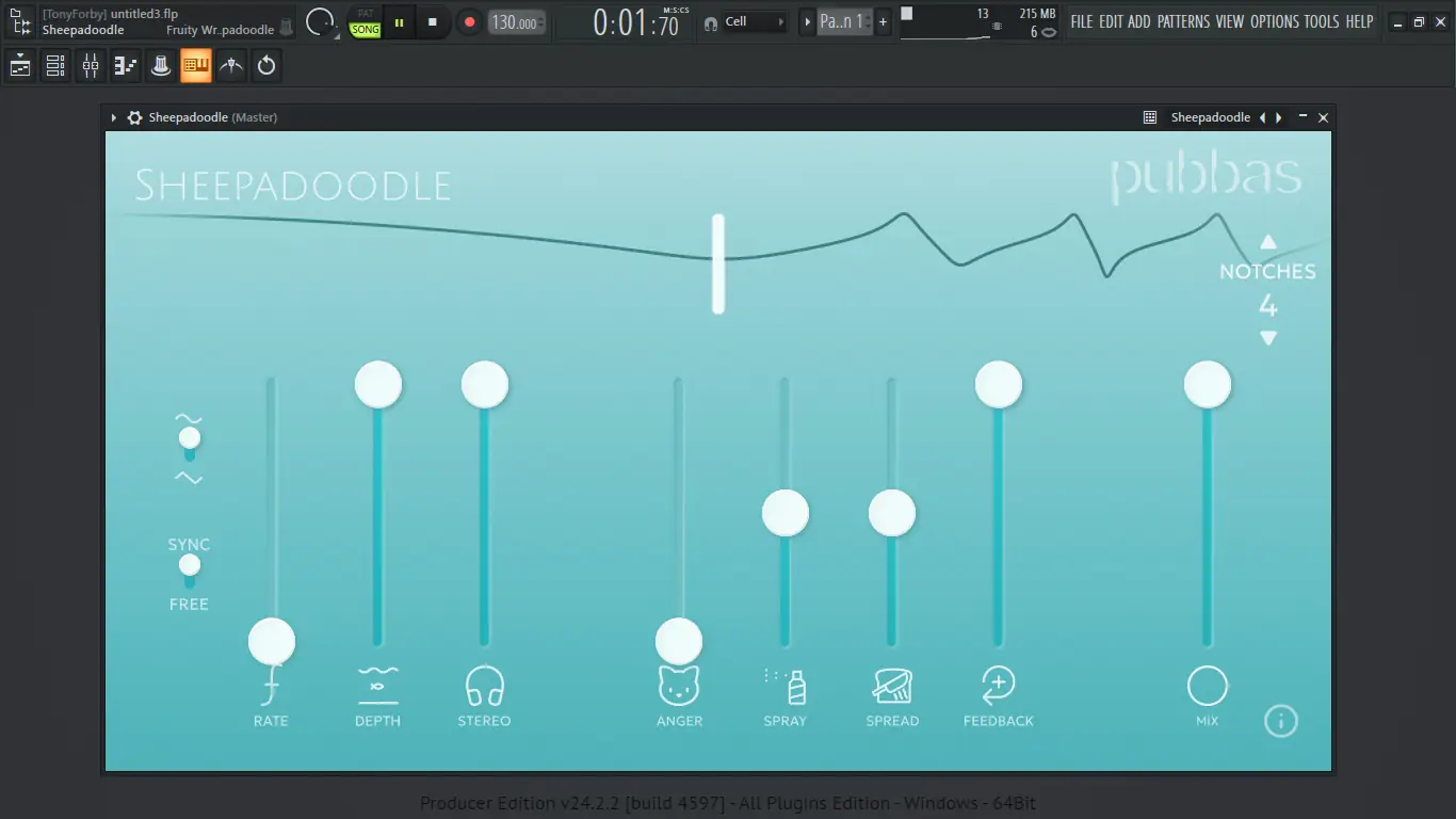 Программный интерфейс Pubbas - Sheepadoodle Phaser 1.0.1 VST 3 (x64) [En]