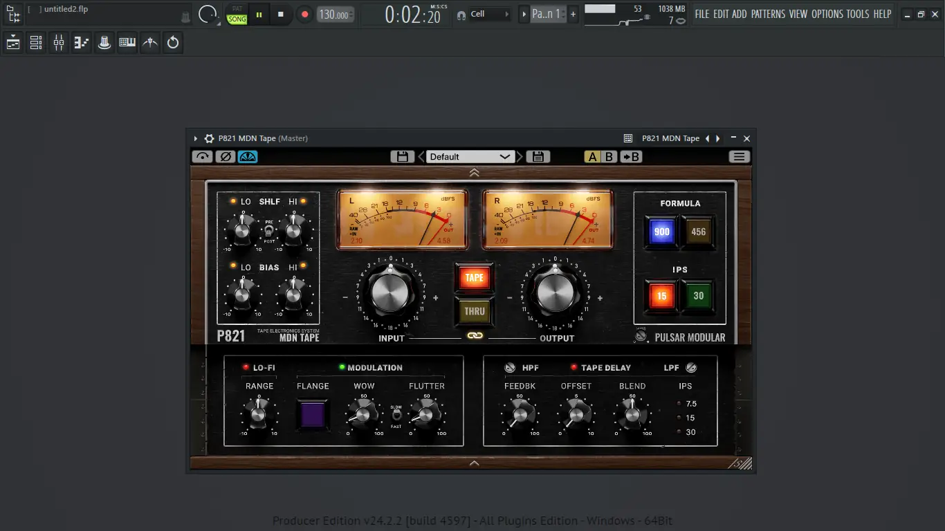 Программный интерфейс Pulsar Modular - P821 MDN Tape 1.0.0 VST 3, AAX (x64) [En]