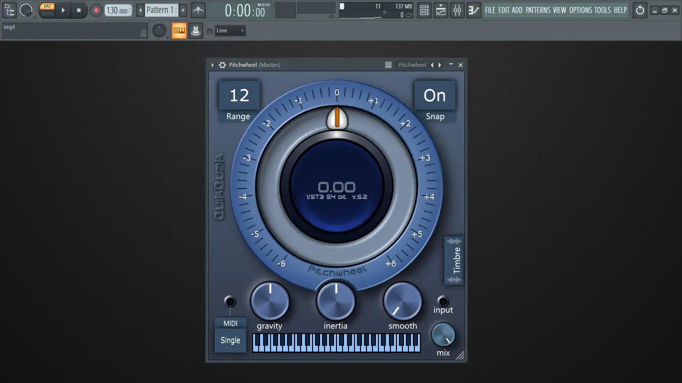 Программный интерфейс QuikQuak - Pitchwheel 5.2.0 VST, VST3, AAX (x64) RePack by TCD [En]