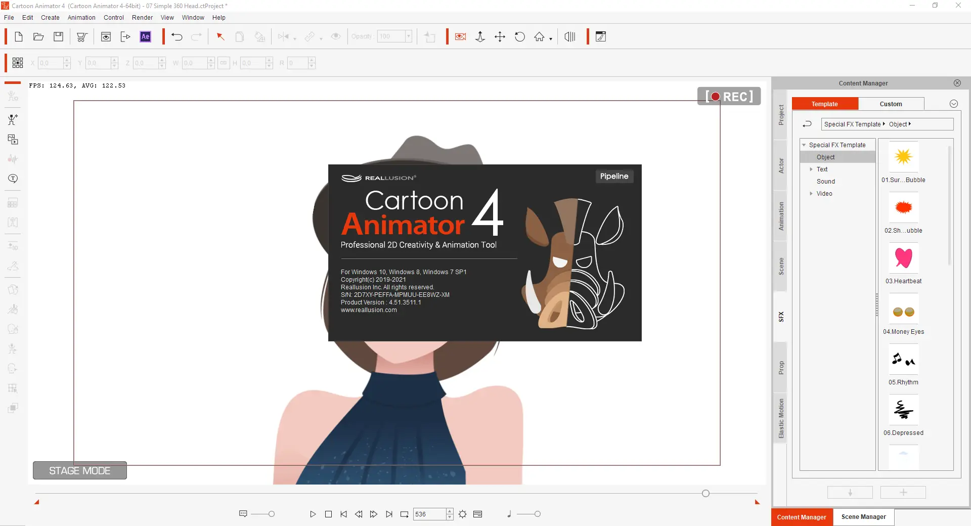 Программный интерфейс Reallusion Cartoon Animator Pipeline 4.51.3511.1 + Resource Pack [En]