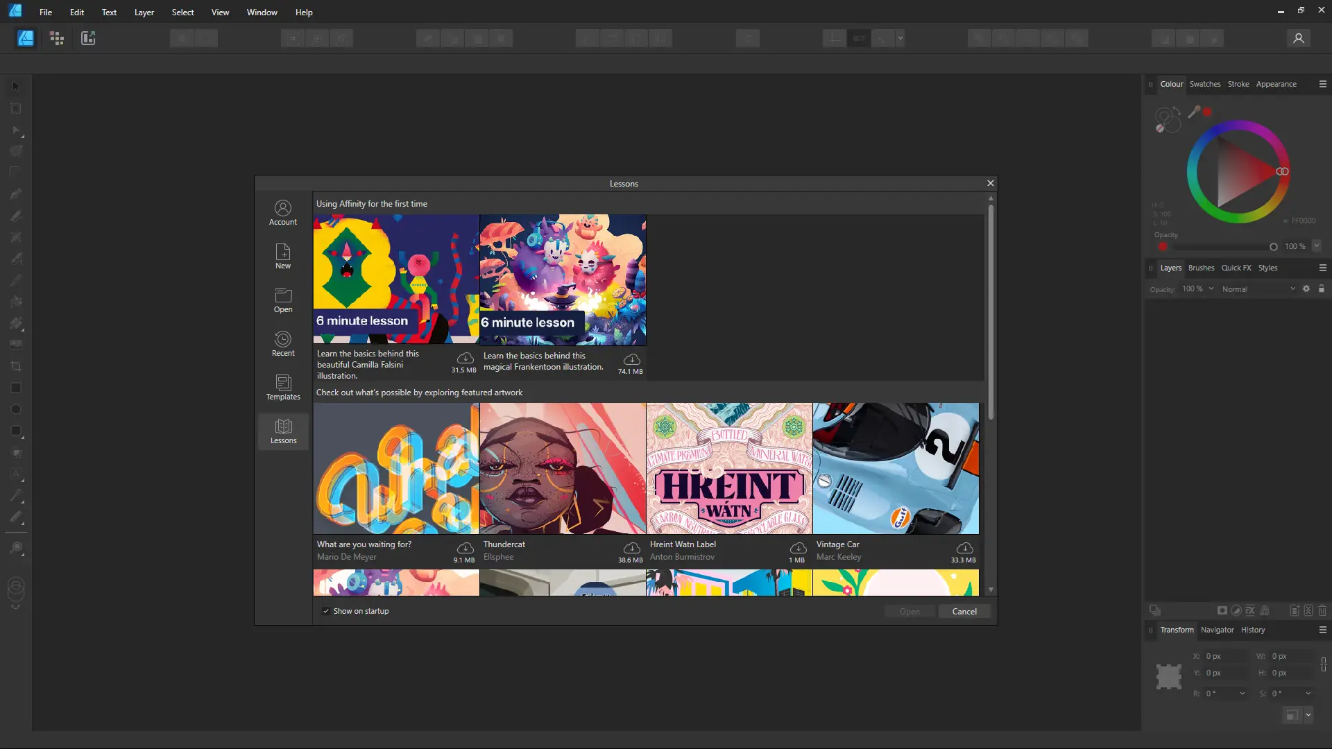 Программный интерфейс Serif Affinity Designer 2.5.6.2887 RePack (& Portable) by elchupacabra [Multi]