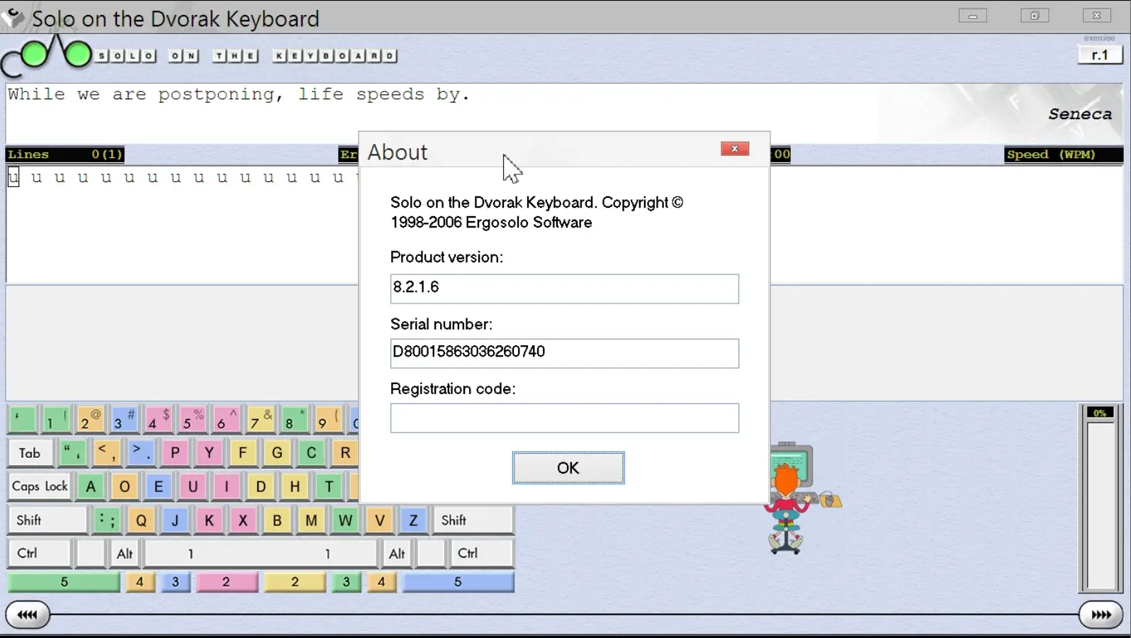 Программный интерфейс Solo on Dvorak Keyboard 8.2.1.6 [En]
