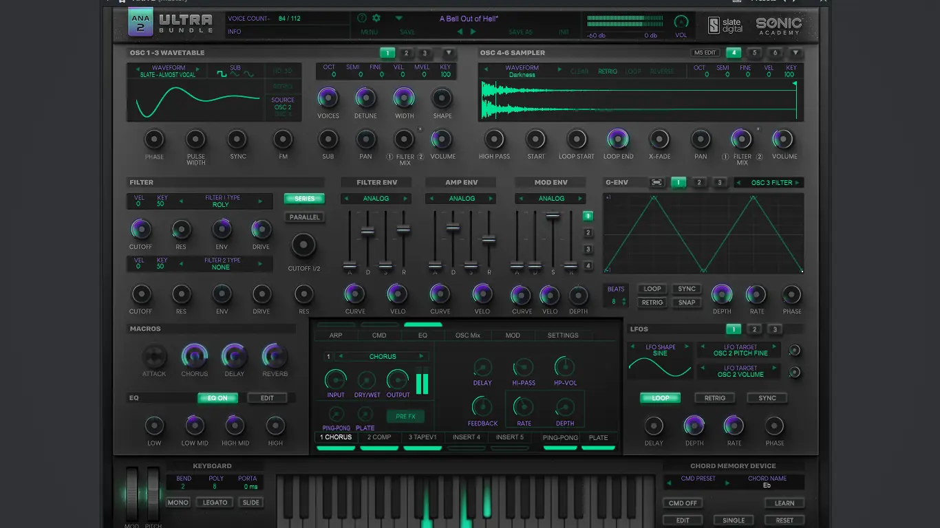 Программный интерфейс Sonic Academy & Slate Digital - ANA 2 Ultra Bundle 2.5.6 VSTi, VSTi 3, AAX (x64) RePack by R2R [En]