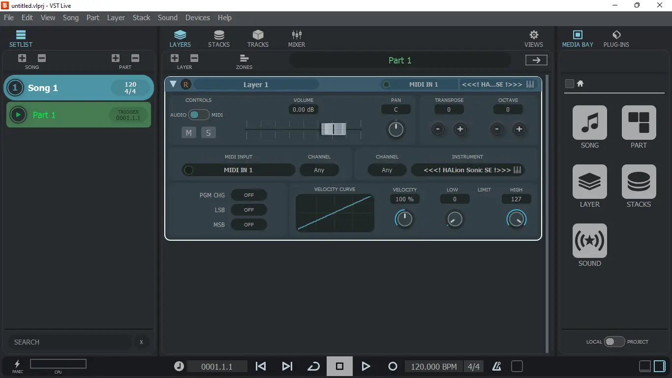 Программный интерфейс Steinberg - VST Live Pro 1.0.10 (x64) [En]