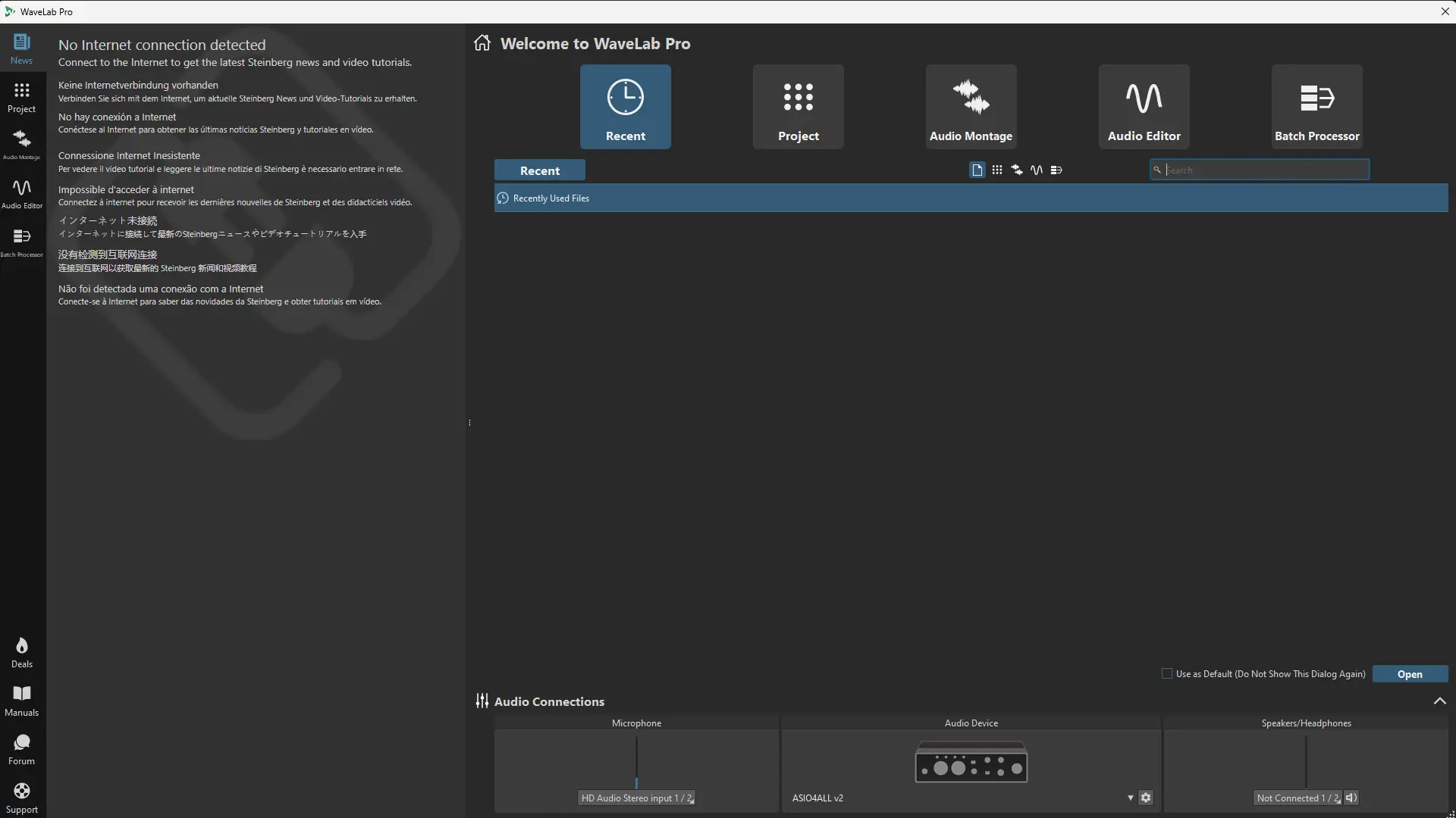 Программный интерфейс Steinberg - WaveLab 12 Pro 12.0.0 (x64) [Multi]