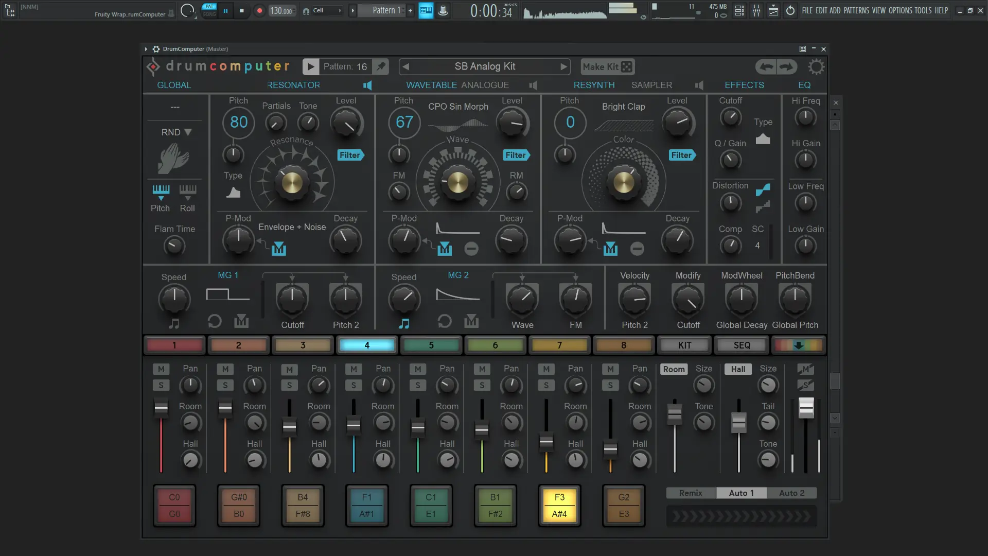 Программный интерфейс Sugar Bytes - DrumComputer 1.3.4 Standalone, VSTi, VSTi 3, AAX (x64) RePack by TCD [En]