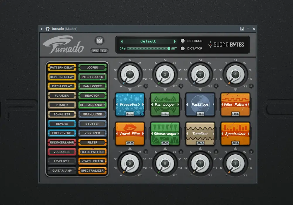 Программный интерфейс Sugar Bytes - Turnado 1.7.5 (x64) Standalone, VST, VST 3, AAX RePack by TCD [En]
