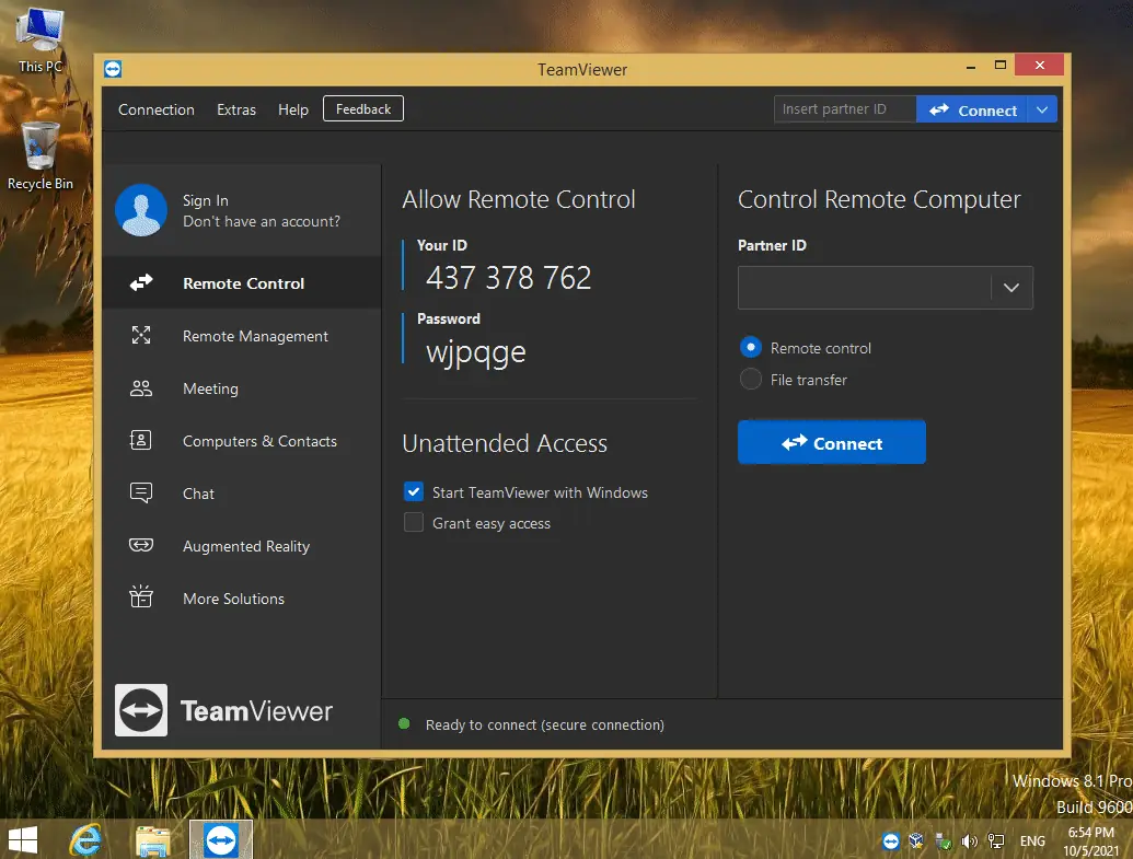 Программный интерфейс TeamViewer 15.27.3 RePack (& Portable) by elchupacabra [Multi Ru]