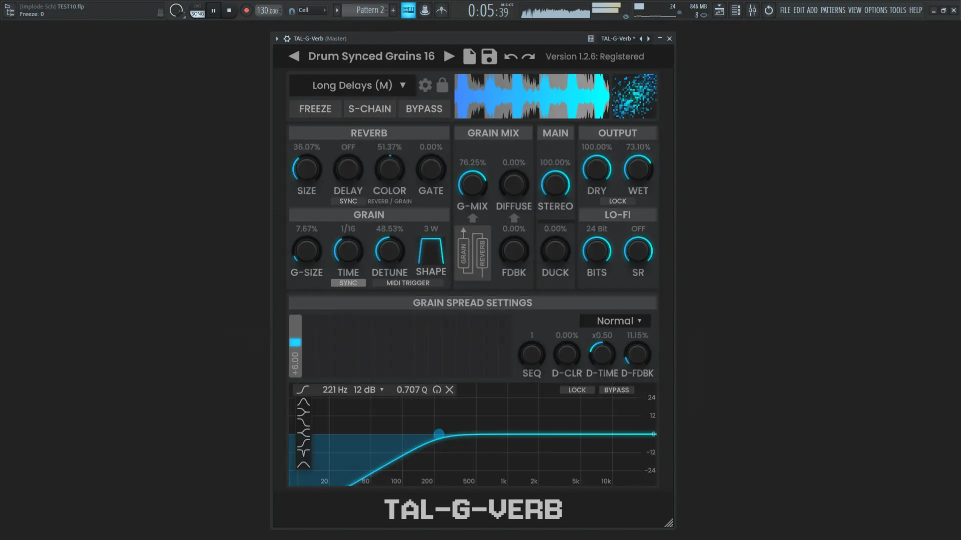 Программный интерфейс Togu Audio Line - TAL-G-Verb 1.2.6 VST, VST 3, AAX, CLAP (x64) [En]