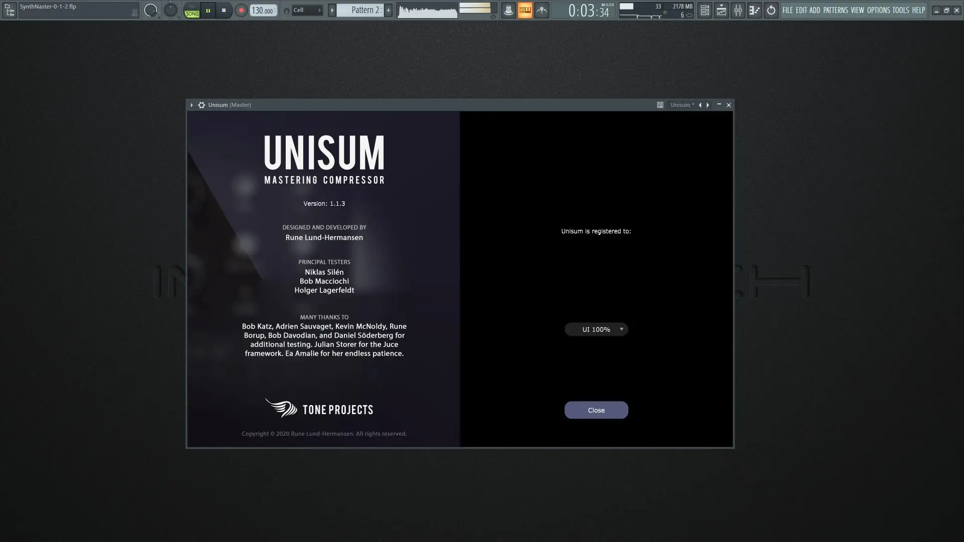 Программный интерфейс Tone Projects - Unisum 1.1.3 VST 3, AAX (x86 x64) [En]