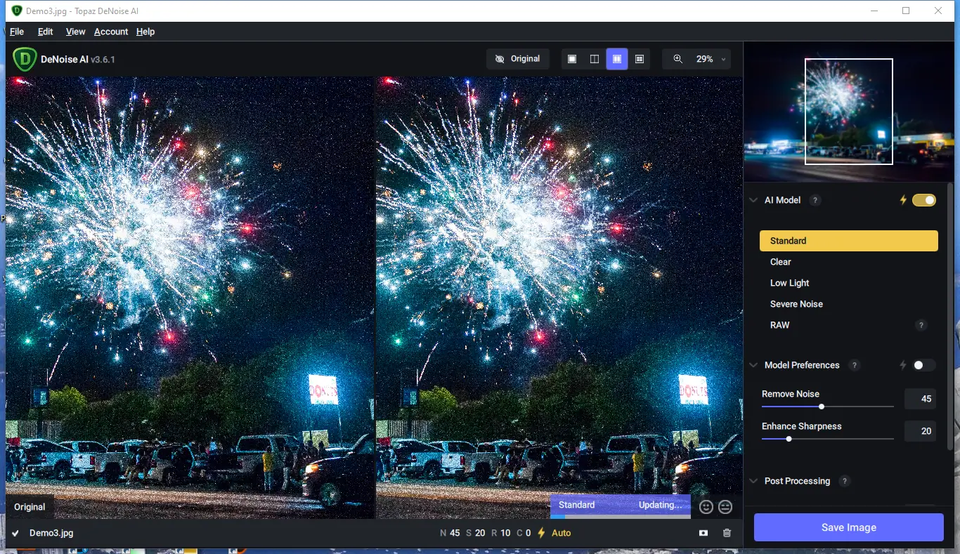 Программный интерфейс Topaz DeNoise AI 3.6.1 RePack (& Portable) by elchupacabra [En]