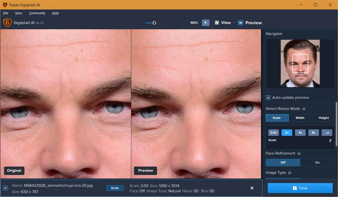 Программный интерфейс Topaz Gigapixel AI 5.1.3 (2020) PC RePack & Portable by TryRooM