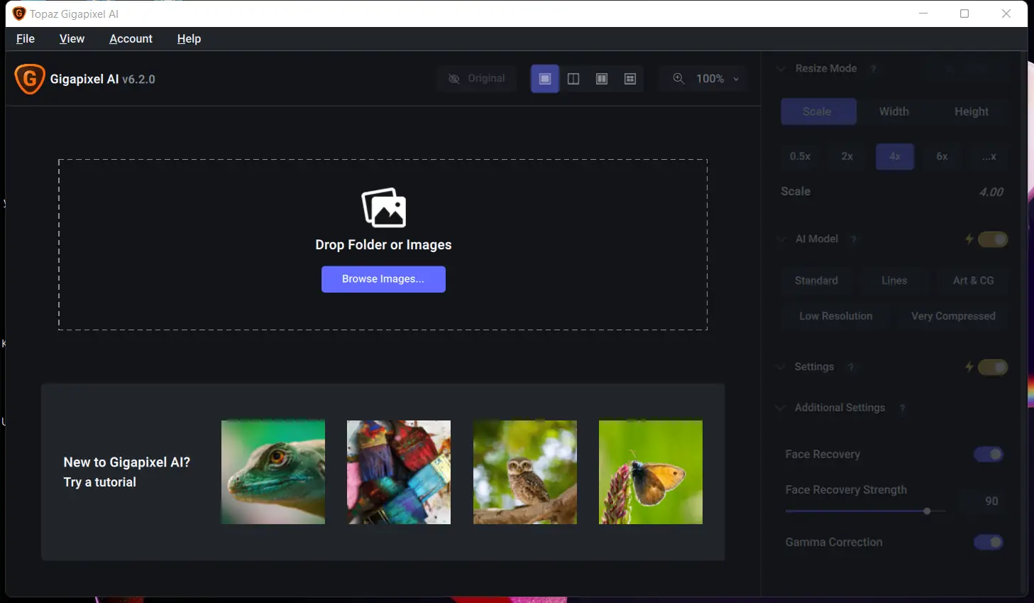 Программный интерфейс Topaz Gigapixel AI 6.2.0 RePack (& Portable) by TryRooM [En]
