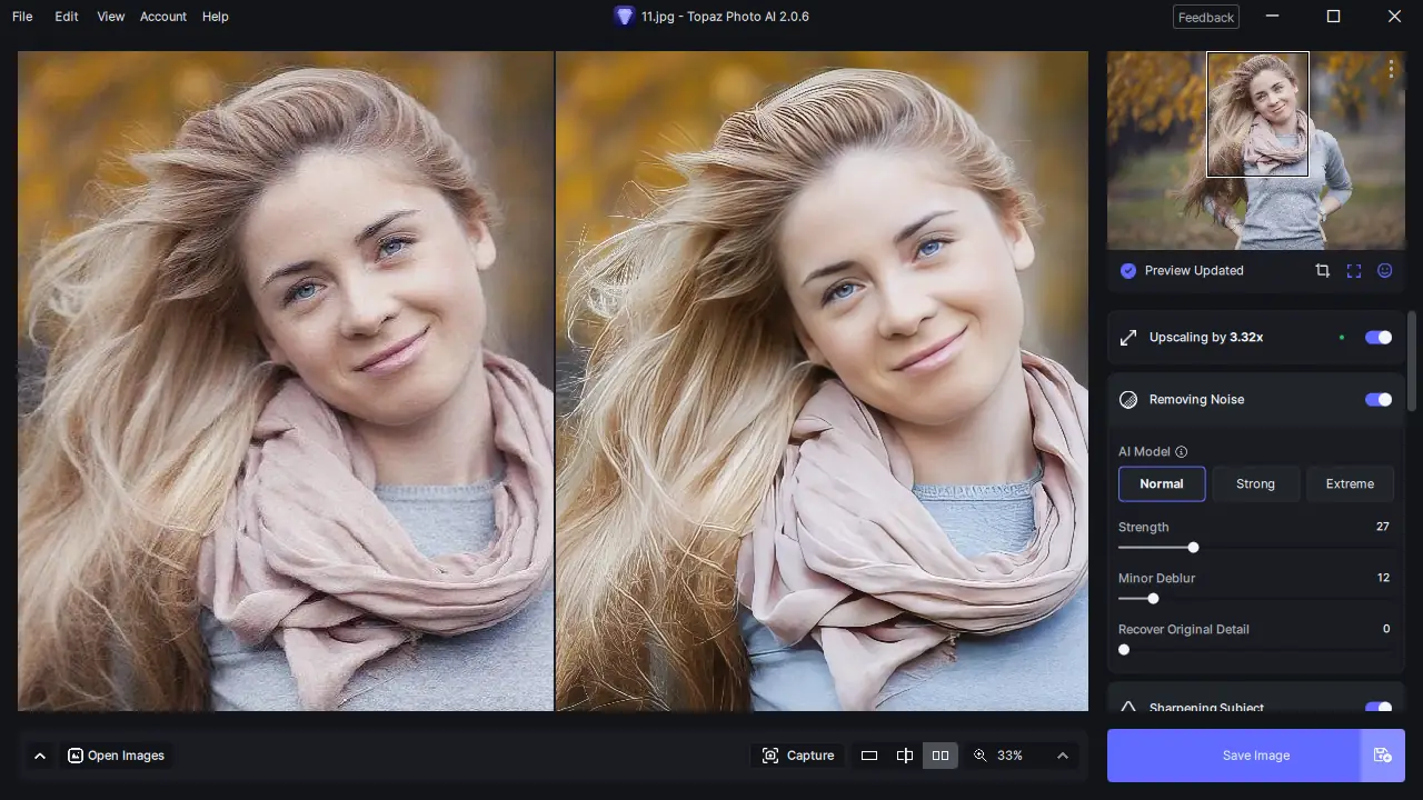 Программный интерфейс Topaz Photo AI 2.0.6 (x64) RePack (& Portable) by TryRooM [En]