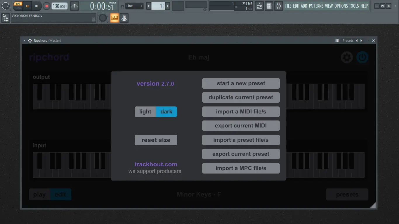Программный интерфейс Trackbout - Ripchord 2.7.0 VSTi 3 (x64) [En]