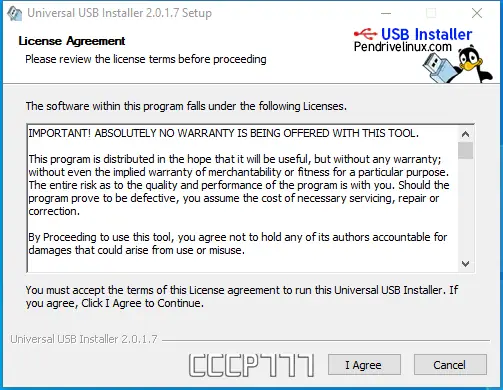 Программный интерфейс Universal USB Installer 2.0.1.7 Portable [En]