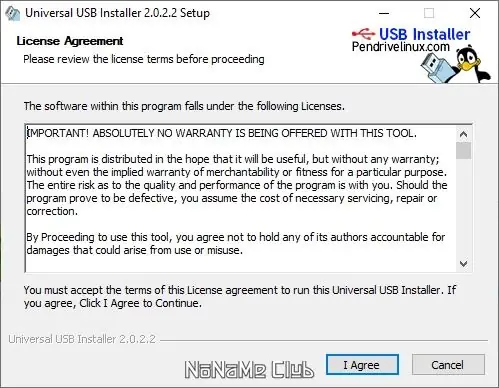 Программный интерфейс Universal USB Installer 2.0.2.2 Portable [En]