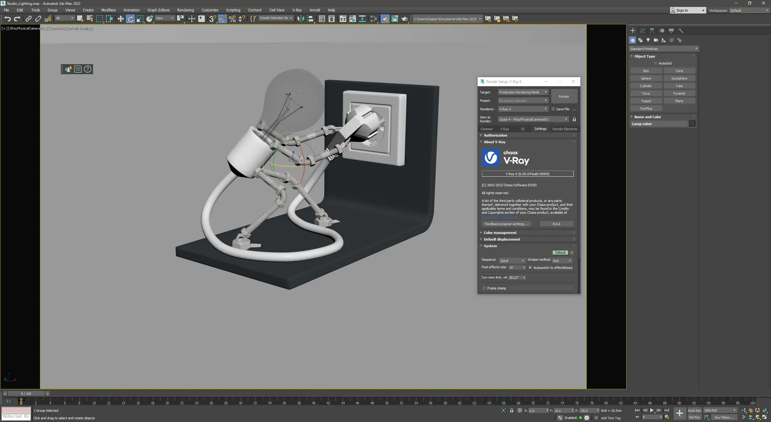 Программный интерфейс V-Ray 6.00.04 for 3ds Max 2018-2023 [En]