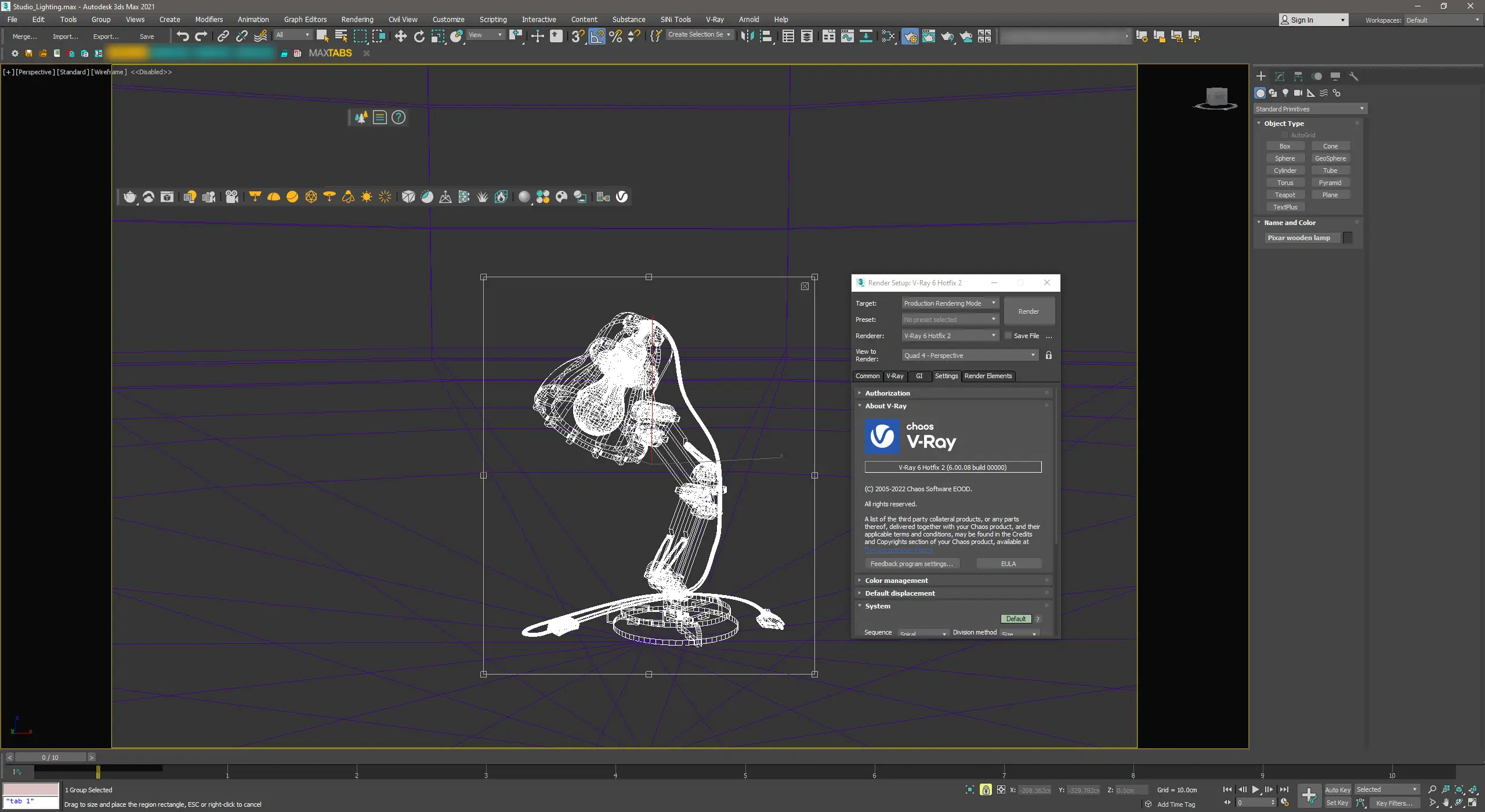 Программный интерфейс V-Ray 6.00.08 for 3ds Max 2018-2023 [En]