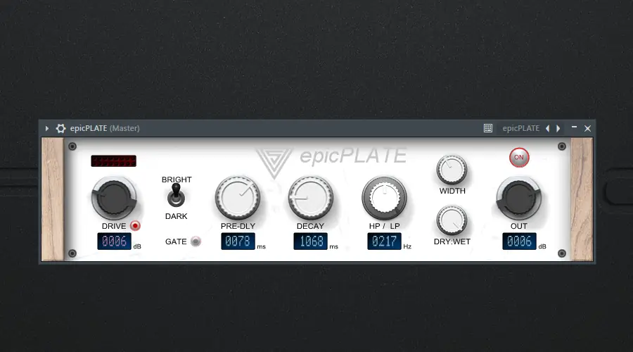 Программный интерфейс Variety Of Sound - epicPLATE 1.0 VST (x86 x64) [En]