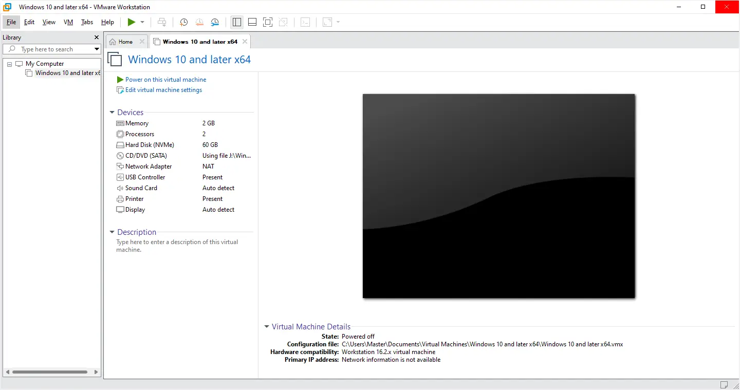 Программный интерфейс VMware Workstation 16 Pro 16.2.4 Build 20089737 RePack by KpoJIuK [En]