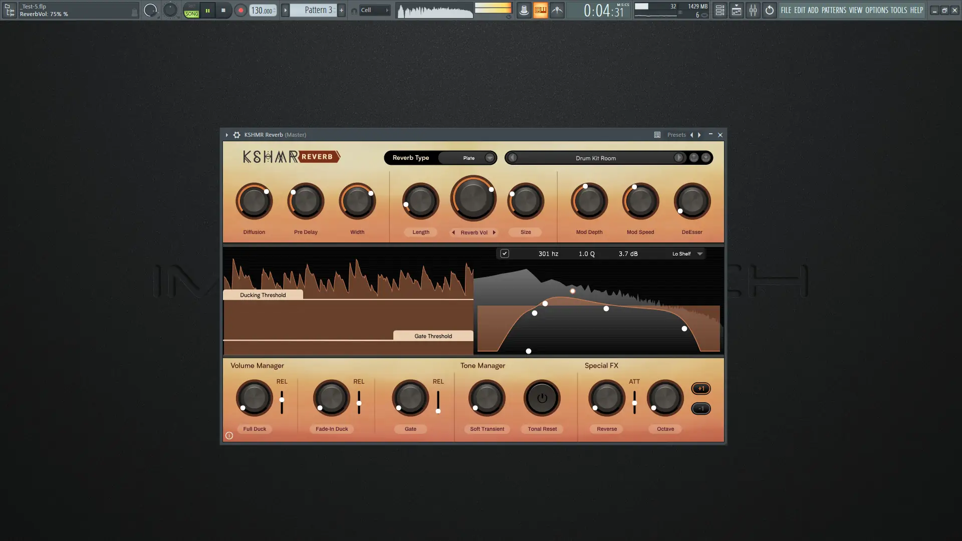 Программный интерфейс W.A. Production - KSHMR Reverb 1.0.0 VST, VST 3, AAX [En]