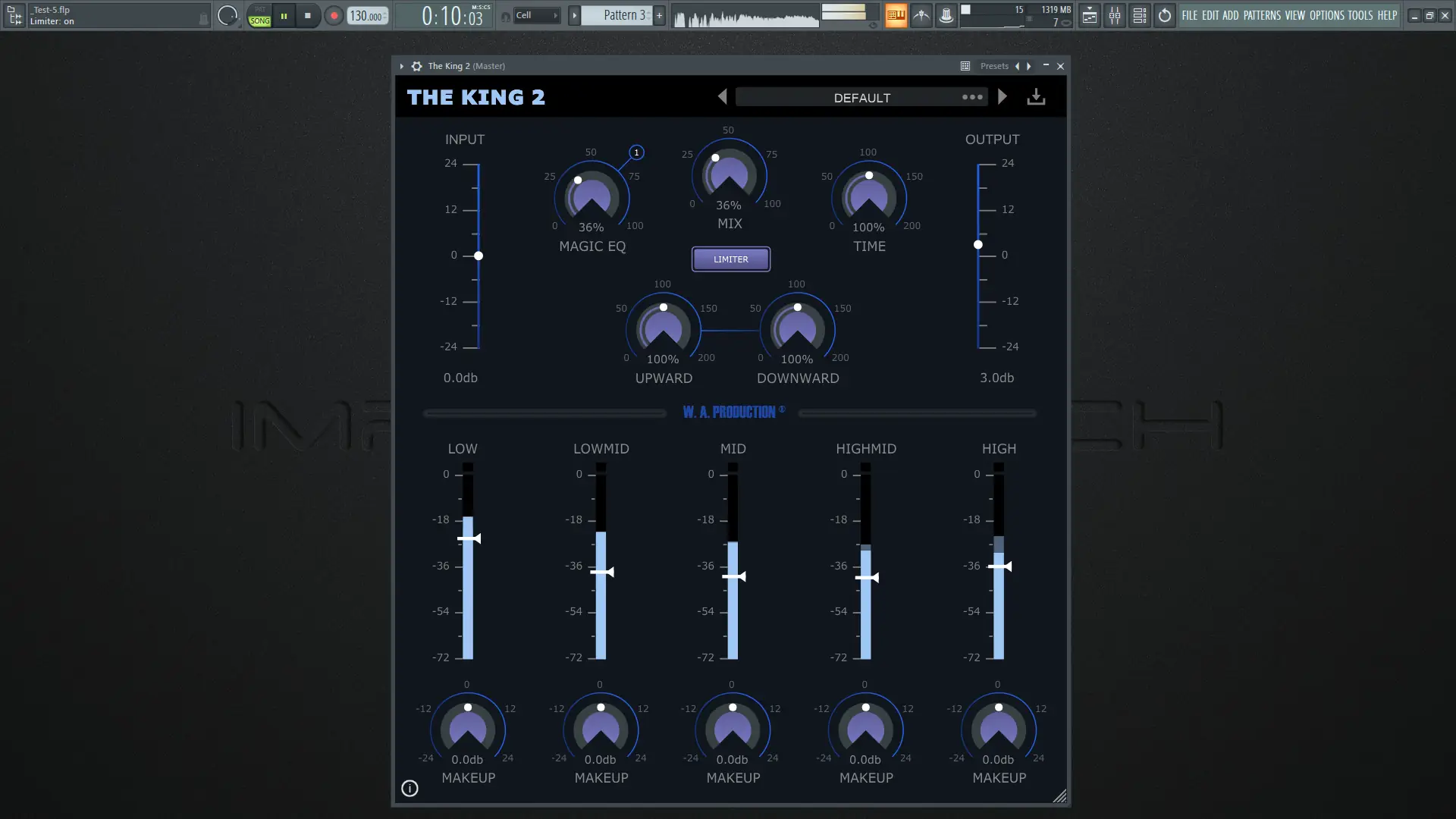 Программный интерфейс W.A. Production - The King 2 2.1.0 VST, VST3, AAX [En]