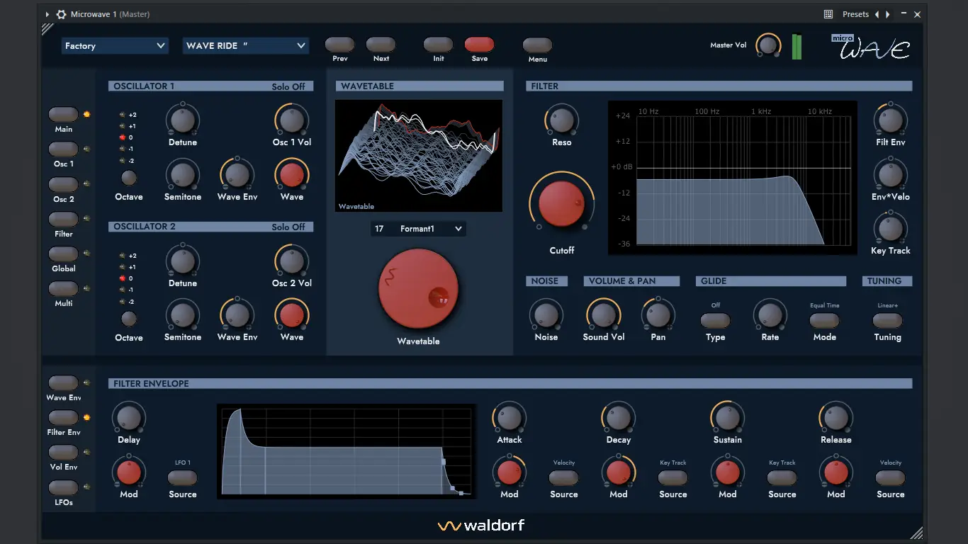 Программный интерфейс Waldorf - Microwave 1 Plugin 1.2.0 VSTi, VSTi 3, AAX (x64) [En]