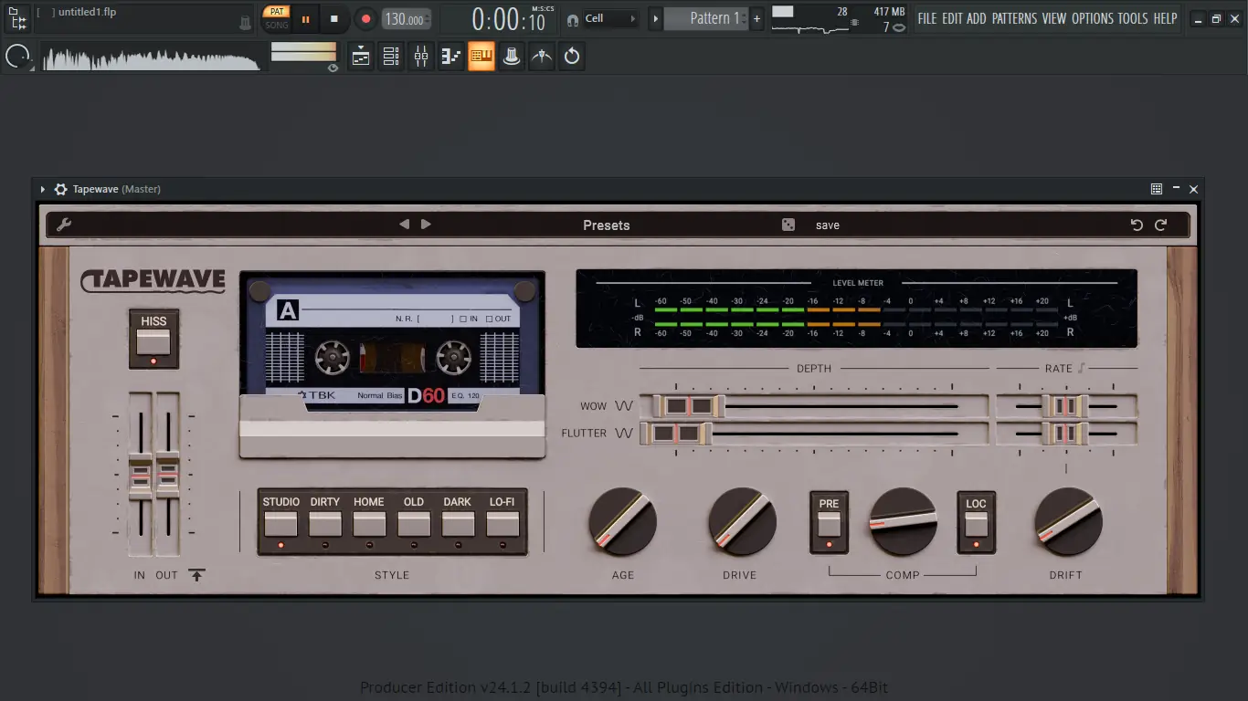 Программный интерфейс Wave Alchemy - Tapewave 1.0.0 VST 3, AAX (x64) [En]