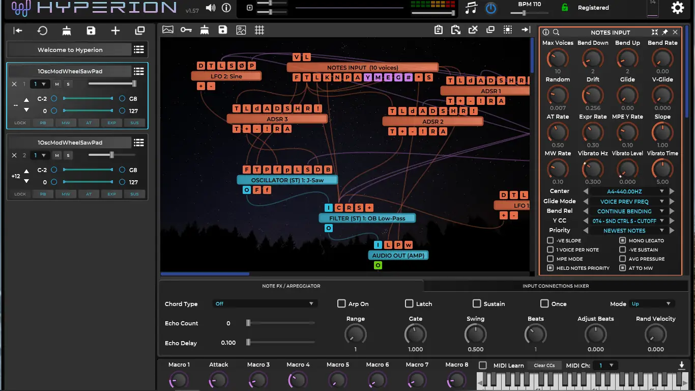 Программный интерфейс Wavesequencer - Hyperion 1.57 STANDALONE, VSTi 3 (x64) RePack by TCD [En]