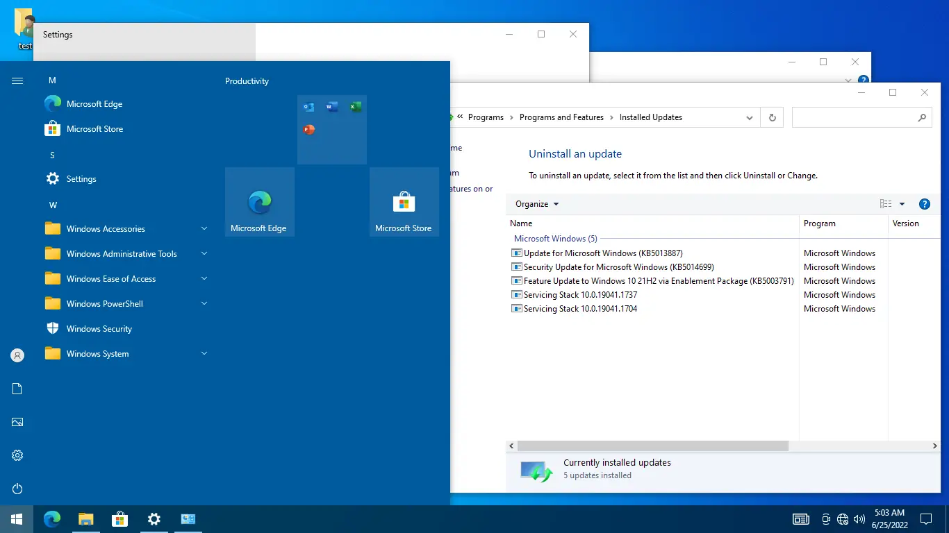 Программный интерфейс Windows 10 (v21h2) x64 PRO by KulHunter v8 (esd) [En]