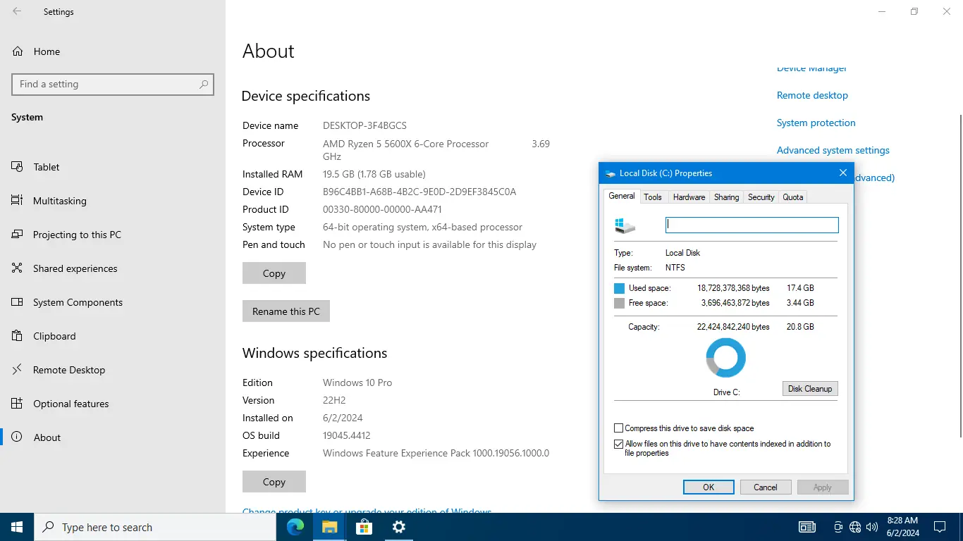 Программный интерфейс Windows 10 (v22h2) x64 PRO by KulHunter v18 (esd) [En]