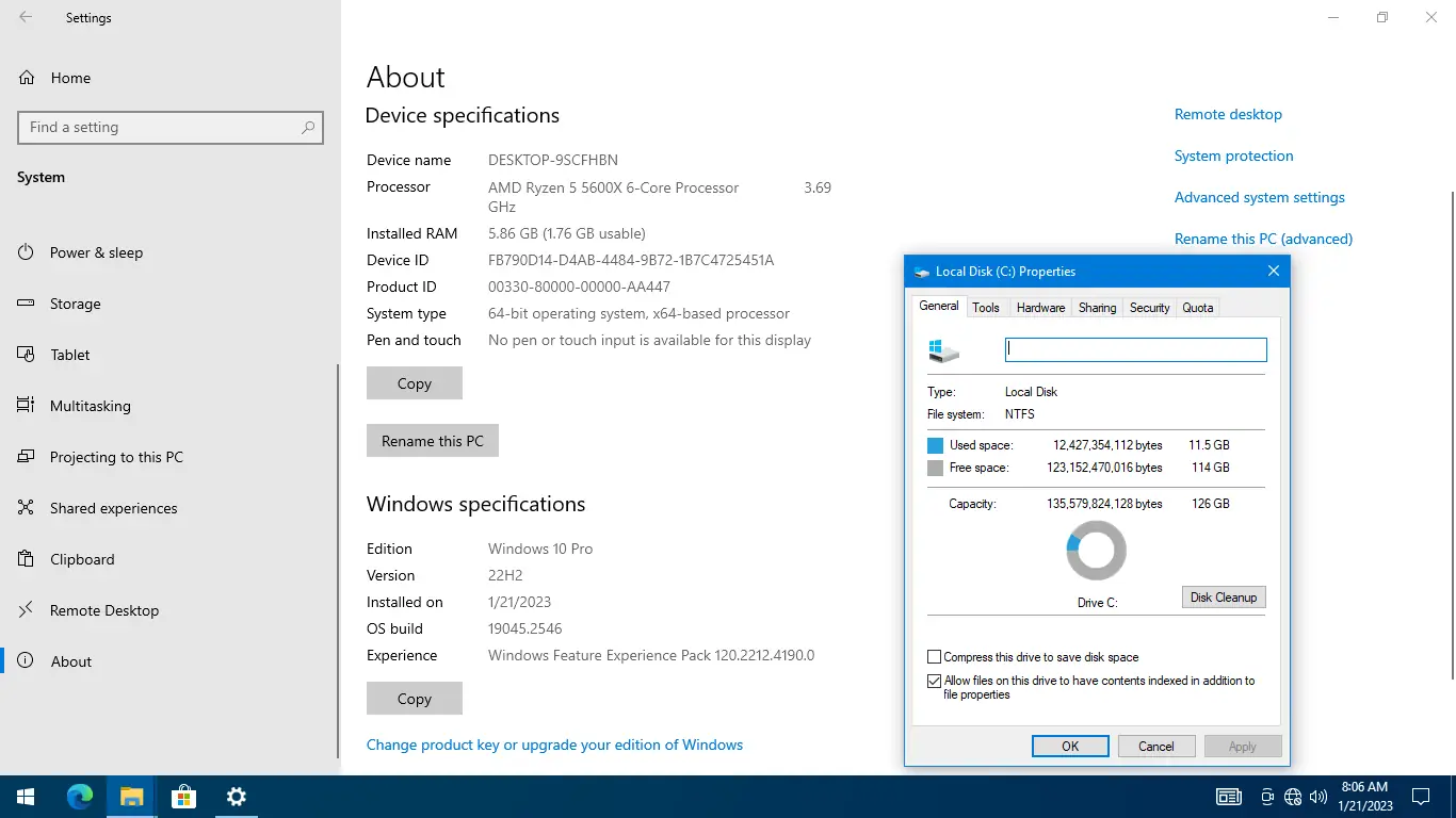 Программный интерфейс Windows 10 (v22h2) x64 PRO by KulHunter v4 (esd) [En]