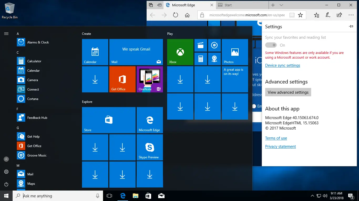 Программный интерфейс Windows 10 Version 1703 with Update AIO [52in1] adguard v.18.03.23 (2018) Русский Английский