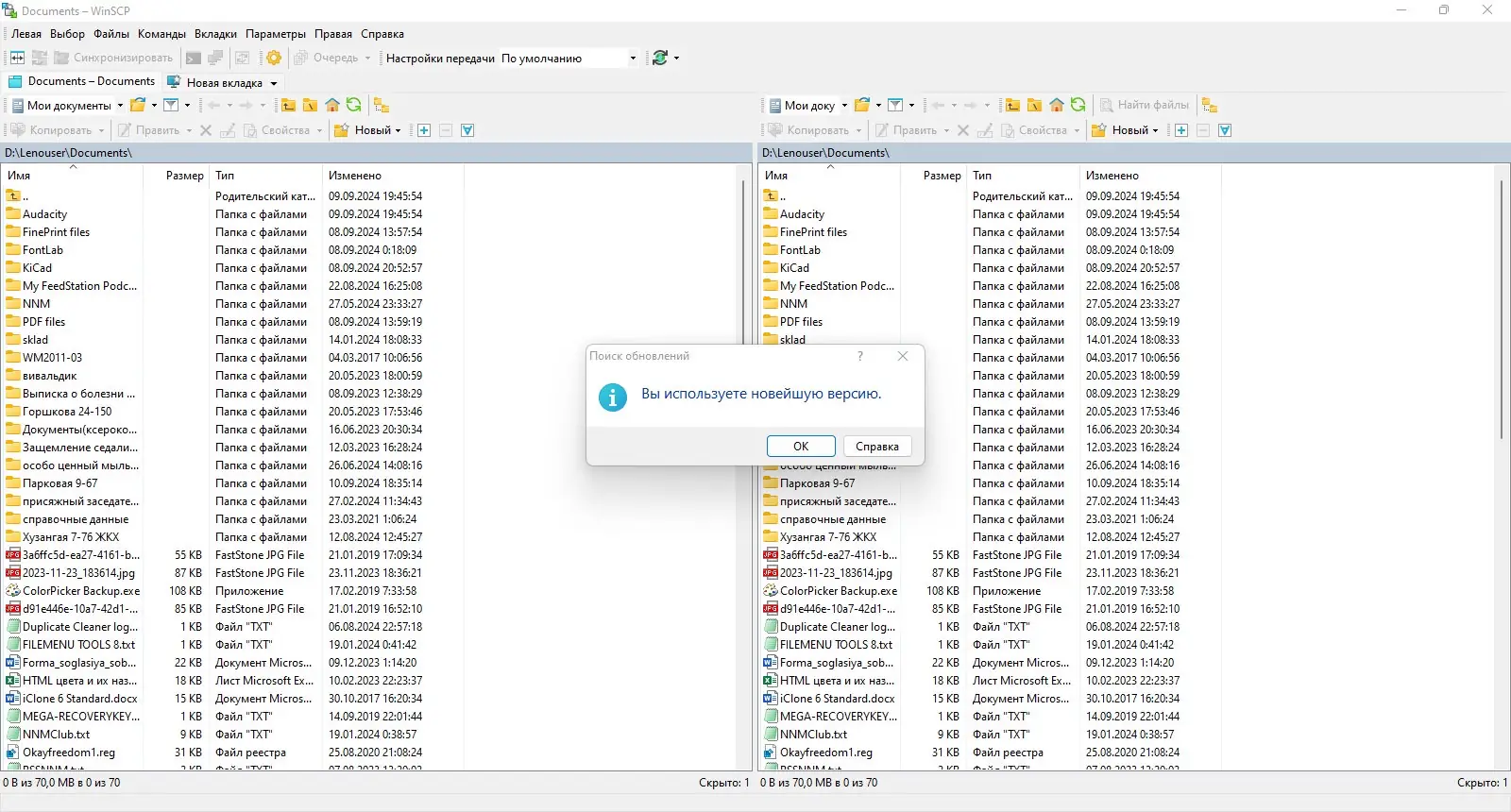 Программный интерфейс WinSCP 6.3.5 Build 14991 + Portable [Multi Ru]