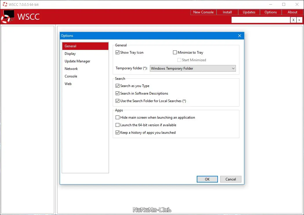 Программный интерфейс WSCC (Windows System Control Center) 7.0.0.5 + Portable [En]
